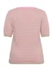 KAFFE curve Strickpullover KClizzy Regular fit in Feather mel/Pink Fine Stripe