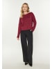 Albee Women Sweater in Burgundy Multicolor
