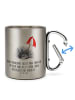 Mr. & Mrs. Panda Becher Seeigel mit Spruch in Silber
