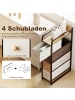 HOMCOM Kommode in Mehrfarbig 20L x 47B x 84,5H cm
