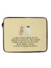 Mr. & Mrs. Panda Notebook Tasche Maus Sterne mit Spruch in Gelb Pastell