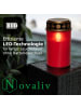 Novaliv Novaliv Grablicht LED ohne Batterie und Timer 6/18 LED Grablicht rot D in Rot