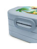 Mr. & Mrs. Panda Bentobox Pinguin Kokosnuss Design ohne Spruch in Blau Pastell