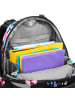 Coocazoo Schulrucksack-Set MATE "Floral Artnight" 3-tlg. in Schwarz