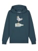 wat? Apparel Sweatshirt Möwe mit Hut in Petrol