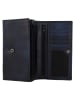 Greenburry Destressed Geldbörse RFID Schutz Leder 18.5 cm in navy blue