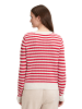 BETTY & CO Strickpullover mit Struktur in Cream/Red