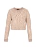 faina Damen Pullover in Beige Wollweiss
