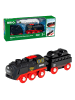 Brio Brio Aktionsspiel Batterie-Dampflok mit Wassertank in bunt