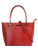 Cluty Handtasche echt Leder in rot