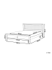 Beliani Doppelbett MAYENNE in Braun - (W) 189 x (H) 88 x (L) 208 cm