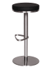 FineBuy Barstuhl in Schwarz / Kunstleder / 38x38x38