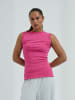 Seamless Basic Top Jacquard in Berry Pink
