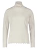 Betty Barclay Feinstrickpullover mit Wellenstruktur in Grau Beige