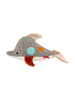 Sigikid Kuscheltier Delfin Patchwork Sweety in grau/weiß