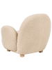Beliani Kindersessel HEM in Beige/Braun - (W) 64 x (H) 55 x (L) 55 cm
