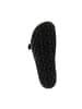 Divine Factory Noga Lorean Edge Pantoletten aus Leder Schwarz