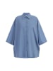 RISA Damen Oversized Hemd in Blau