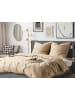 Beliani 3-tlg Bettwäsche-Set AVONDALE in Beige