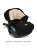 fillikid Cord-Fußsack Nevis Cord für Babyschalen in black