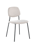 Beliani 4er-Set Esszimmerstuhl RILEY in Beige/Schwarz