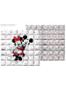 Disney Mickey Minnie Bettbezug – Doppelbett Bettwäsche 240x220 cm in Mehrfarbig