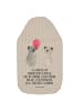 Mr. & Mrs. Panda Wärmflasche Koala Luftballon mit Spruch in Grau Pastell