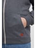 BLEND Kapuzensweatjacke BHHulker in Mittelblau
