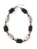 collezione alessandro Kurze Kette " Belli " in schwarz-grau