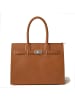 Kmisso Henkeltasche Echt Leder in Cuoio scuro