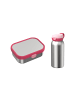 Mepal 2er Set Edelstahl-Lunchset Campus in Cool Pink