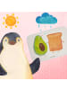 Mr. & Mrs. Panda Badteppich Avocado Toast ohne Spruch in Weiß