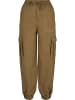 Urban Classics Urban Classics Damen Ladies Viscose Twill Cargo Pants in summerolive