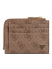 Guess Vezzola Kreditkartenetui Leder 11 cm in beige-brown