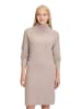 CARTOON Strickkleid mit Turtle Neck in Braun