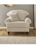 Furn.Design Sessel beige Landhaus, Loungesessel 110 cm