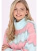 IZIA Damen Pullover in Türkis Mehrfarbig