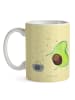 Mr. & Mrs. Panda Trinkbecher Avocado Tanzen ohne Spruch in Gelb Pastell