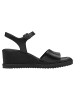Tamaris Sandalette in BLACK LEATHER