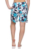NORMANN Shorty Schlafanzug Hose kurz Mix & Matchflorale - 79785 in hellblau