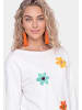 IZIA Women Sweatshirt in White