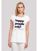 F4NT4STIC T-Shirt Happy people only New York in weiß