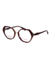 Ana Hickmann Frauen Optische Fassungen Geometrisch Burgundisch