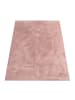KADIMA DESIGN Teppich Kurzflor waschbar Einfarbig Wohnzimmer in Pink