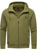 ragwear Kapuzensweatjacke Natte Zip Fleece in Olive