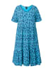 Ulla Popken Midikleid in tiefes aqua