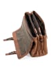 Farmhood Nashville Aktentasche XXL 3 Fächer Leder 39 cm in mid brown