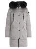 Betty Barclay Steppjacke mit Kapuze in Silbergrau