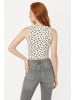 Alexa Dash Blouse in Schwarz-Weiß