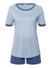 Hanro Pyjama Laura in sea breeze